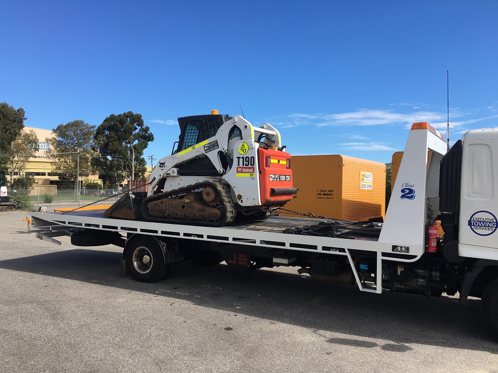 Bobcat and Skid Steer Loader Transport in Perth Executive Towing Services